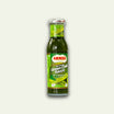 Bottle of Ahmed Green Chilli Sauce on a white background