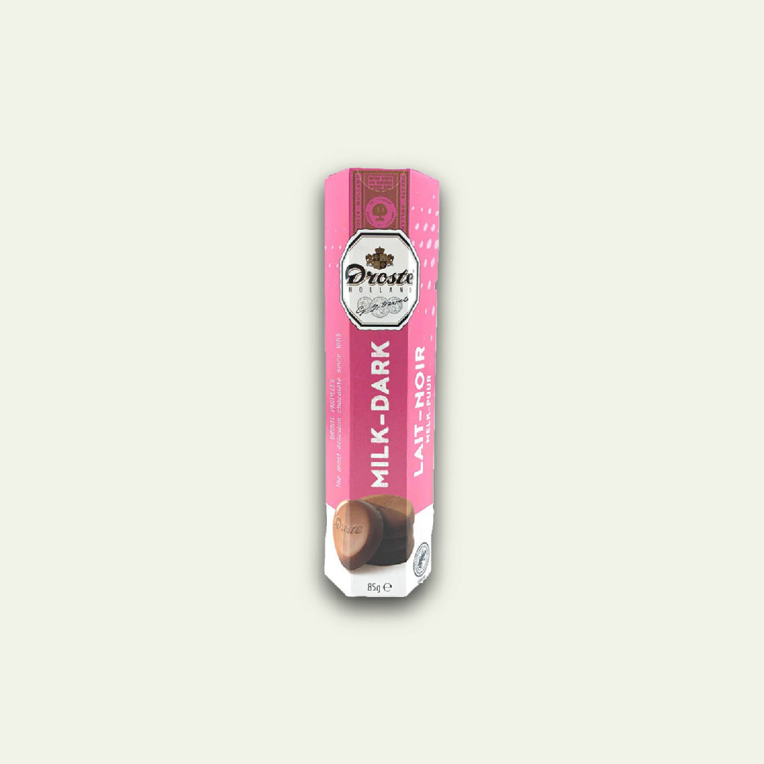 Droste Doublet Milk & Dark Chocolate Pastille 85g