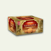Lu Bakeri nankhatai biscuits box on a gray background showing 3 biscuits on the front of the packaging
