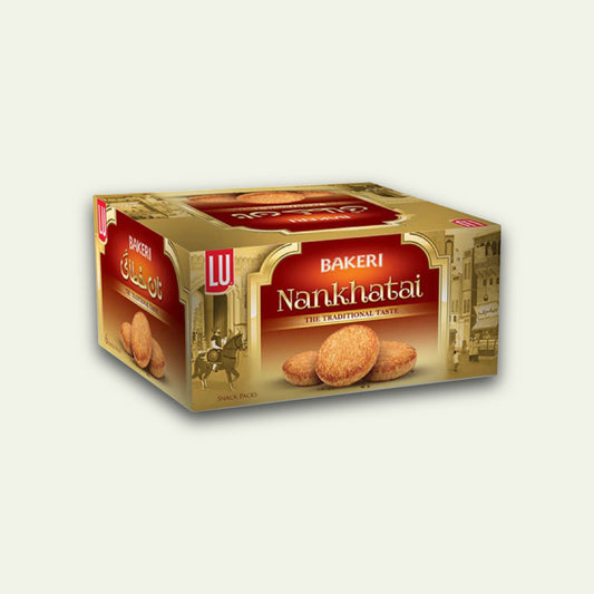 LU Bakeri Nan Khatai Biscuits Snack Pack 8Pcs Box