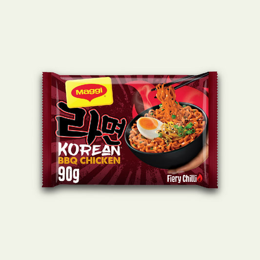 Maggi Korean BBQ Chicken Noodles 5 x 90g