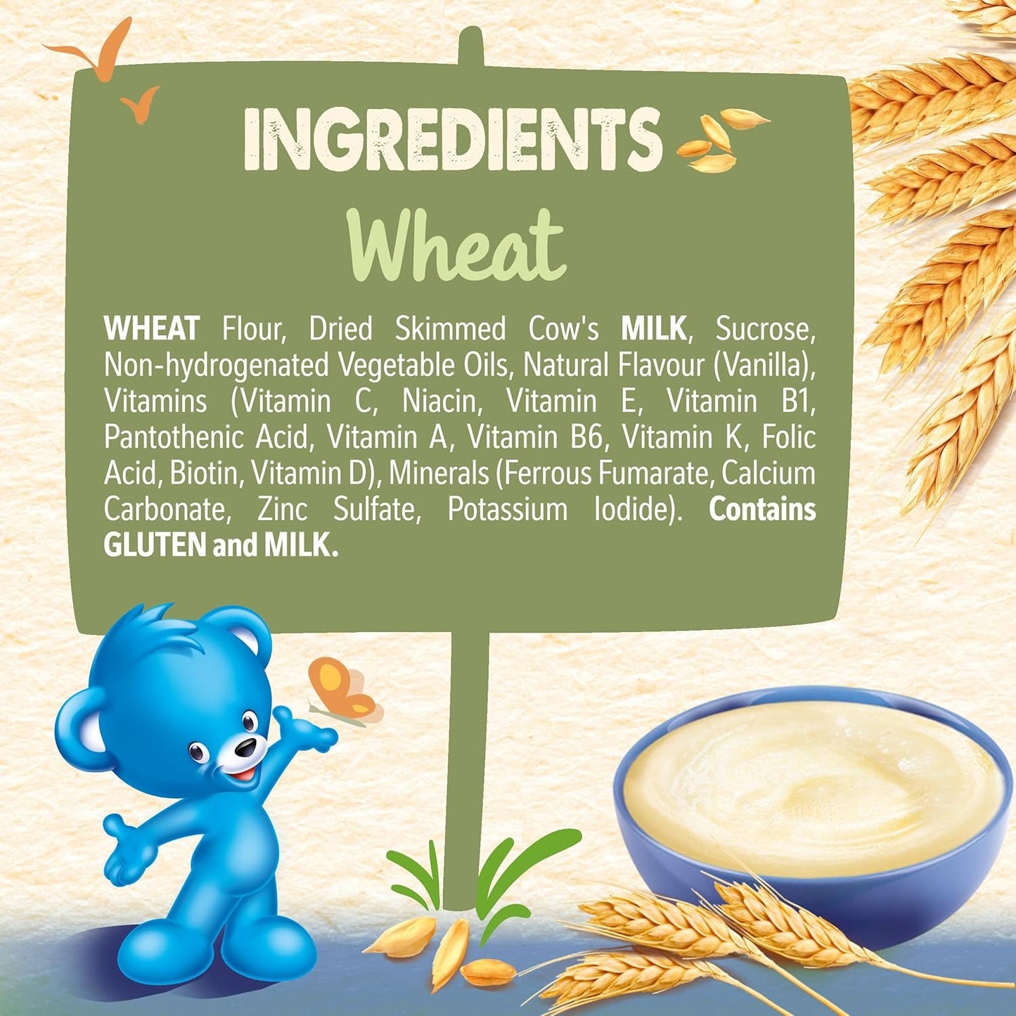 Nestle Cerelac Infant Cereals With Iron + Wheat From 6 Months 400g