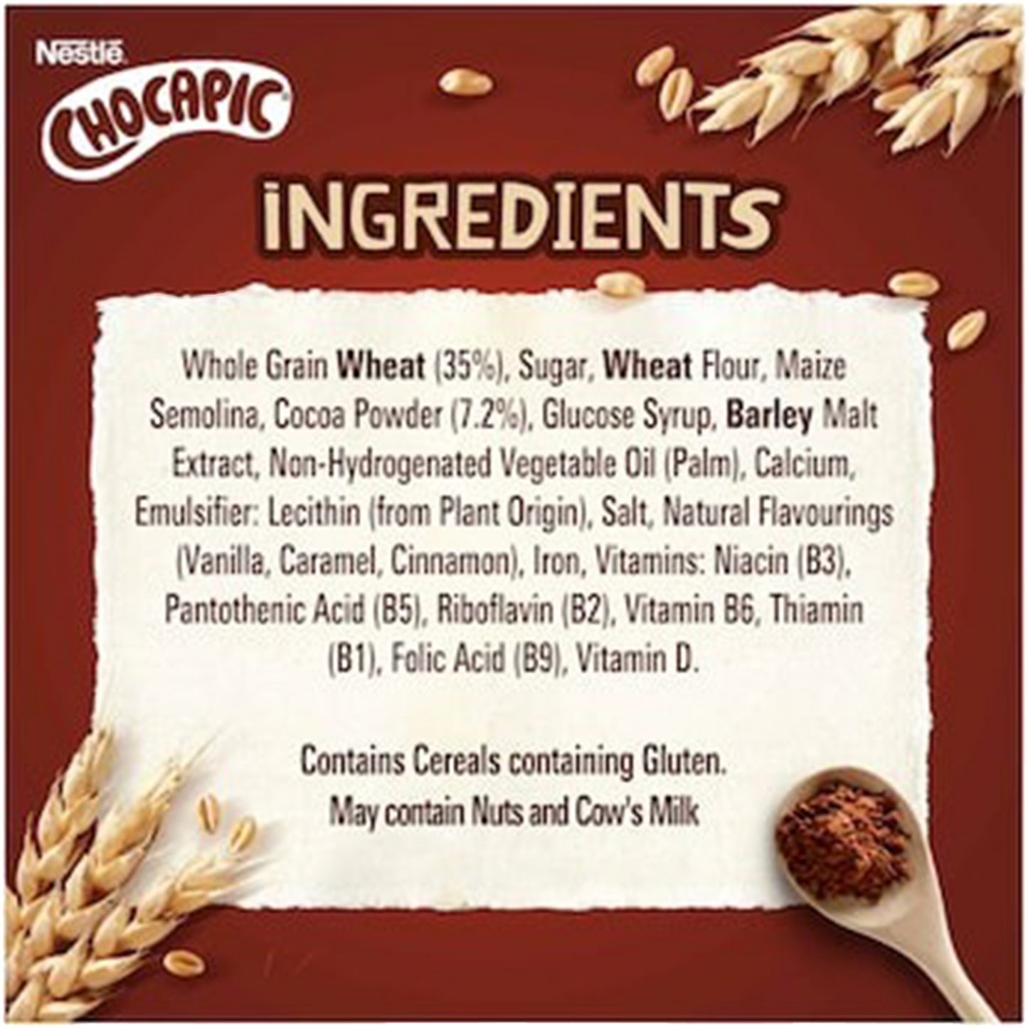 Nestle Chocapic Chocolate Breakfast Cereal 375g