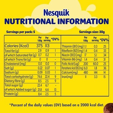 Nestle Nesquik Cereal 330gm