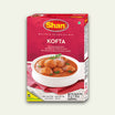 Packaging of Shan Kofta Masala, showing the product name and an image of meatballs in a curry sauce.