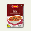 Packaging of Shan Paya Masla, a seasoning and spice mix for Paya Curry, with a picture of the curry on the front.