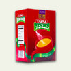 A red pack of Tapal Danedar black tea weighing 200g. The packaging features an image of a cup of tea and has Urdu text as well as the brand's logo.