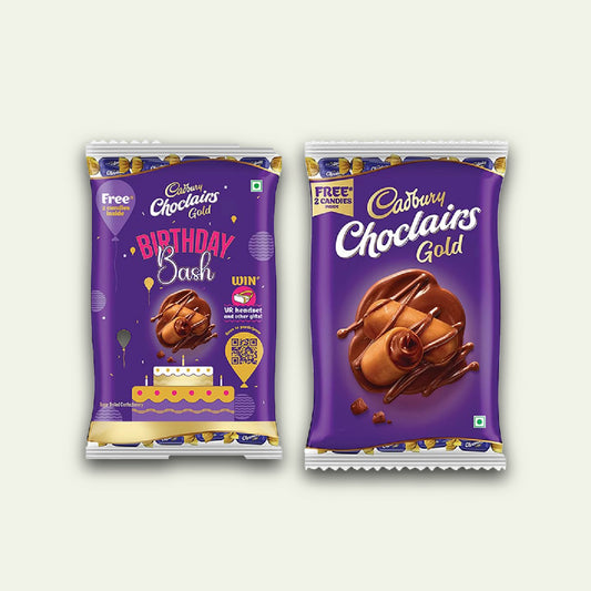 Cadbury Choclairs Gold Eeclairs Chocolate Candy 310g