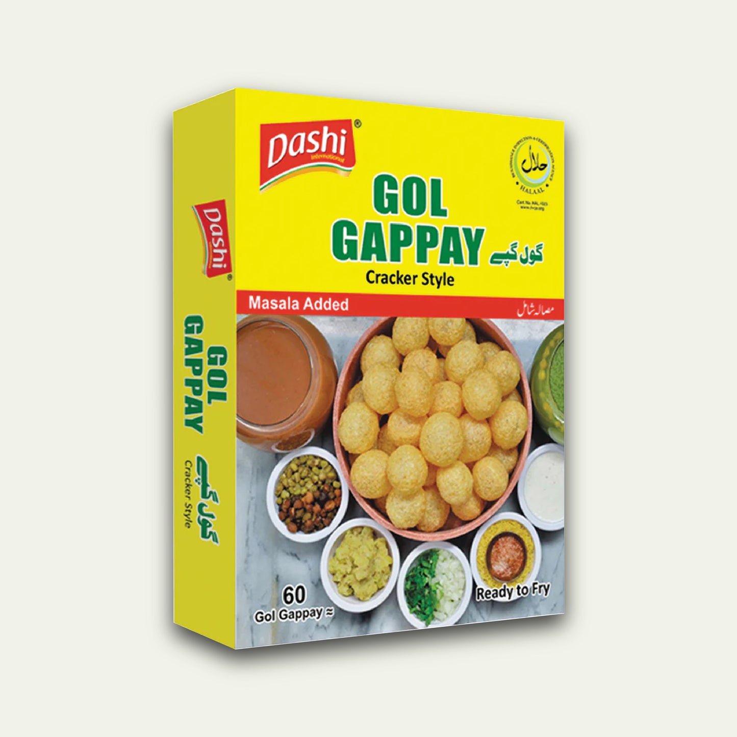 Dashi Gol Gappay 110gm (60 Piece)