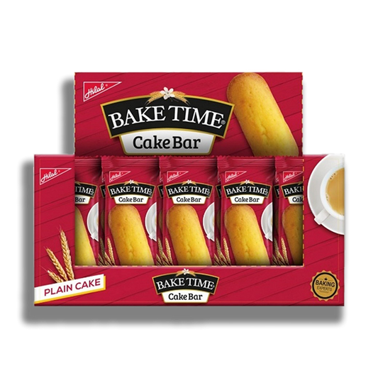 Bake Time Plain Cake Bar 33 gr (Pack Of 10)
