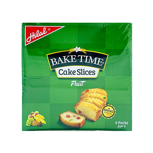 Hilal Bake Time Cake Slice Fruit 6Pcs Box