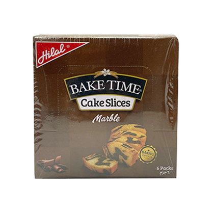 Hilal Bake Time Cake Bar Marble 6 Packs