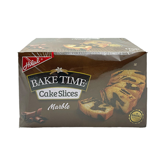 Hilal Bake Time Cake Bar Marble 6 Packs