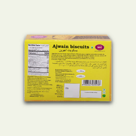 Karachi Bakery Ajwain Biscuits 400g