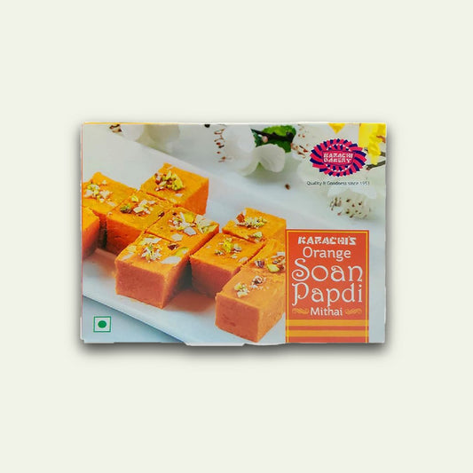 Karachi Bakery Orange Soan Papdi Mithai 200g
