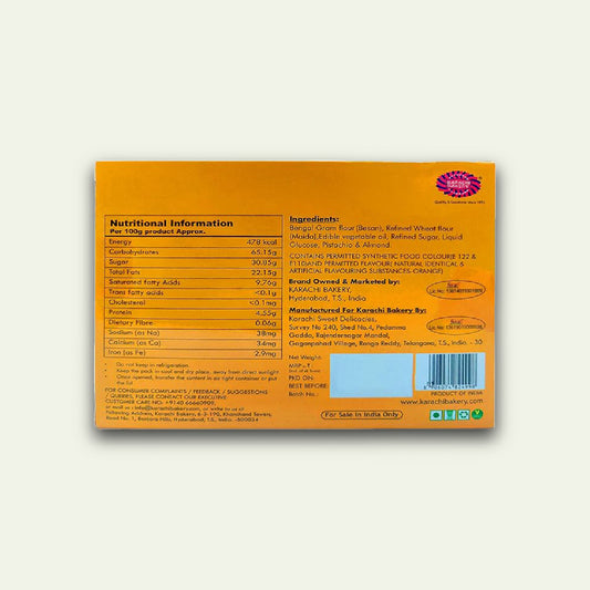 Karachi Bakery Orange Soan Papdi Mithai 200g