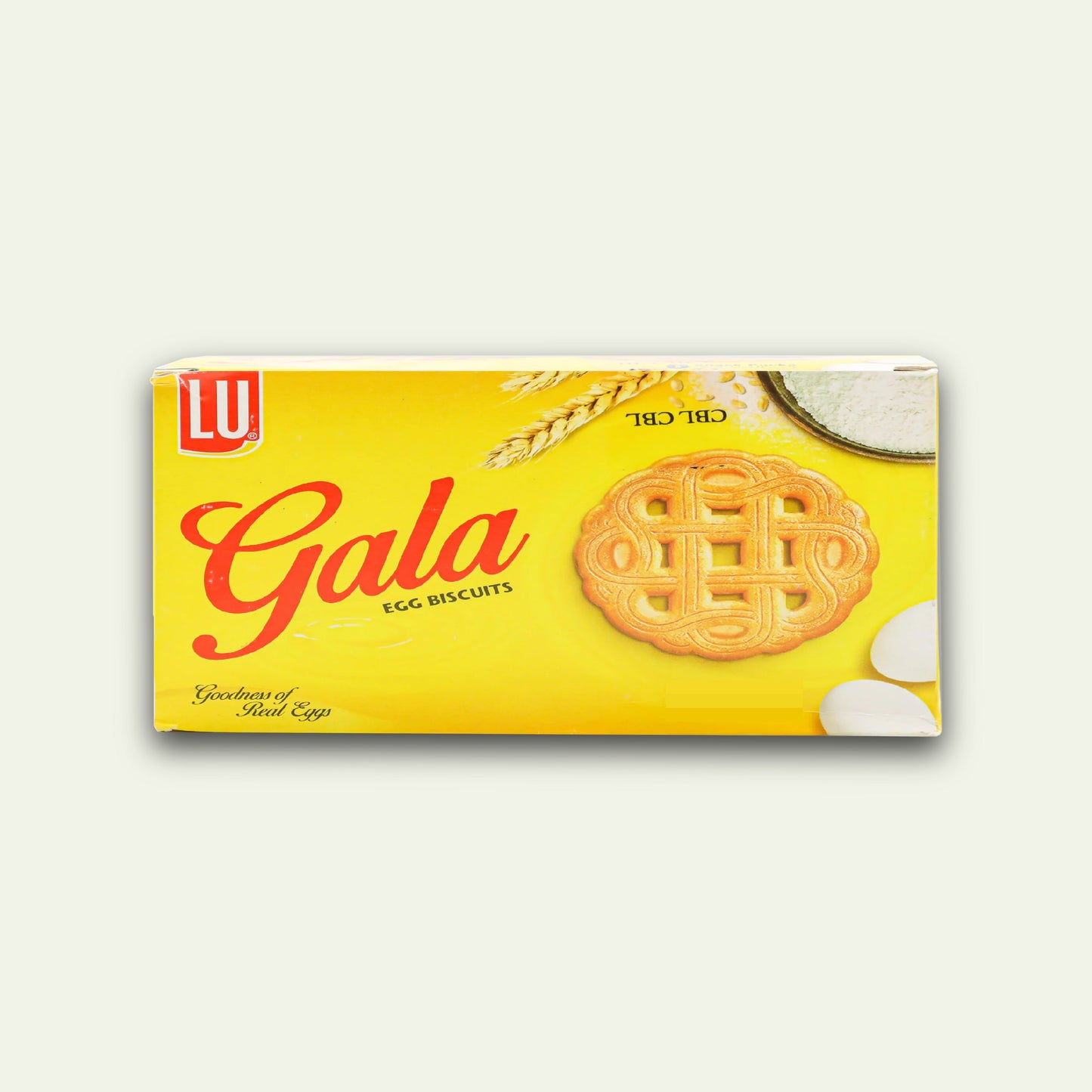 Indulge in the rich taste of LU Gala Egg Biscuits, made with natural milk and eggs. Their unique flavor and artful design make them a perfect treat for any occasion. Impress your guests with a touch of festivity and hospitality. Now available at PakGroceries - your source for authentic Pakistani groceries.