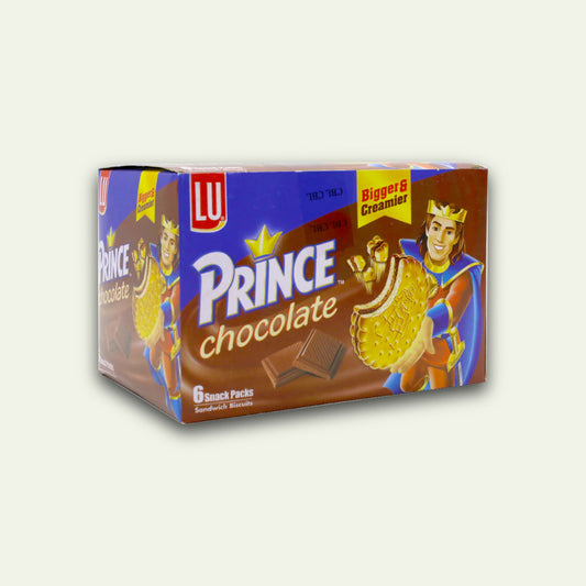 LU Prince Chocolate Sandwich Biscuits 6 Snack Packs