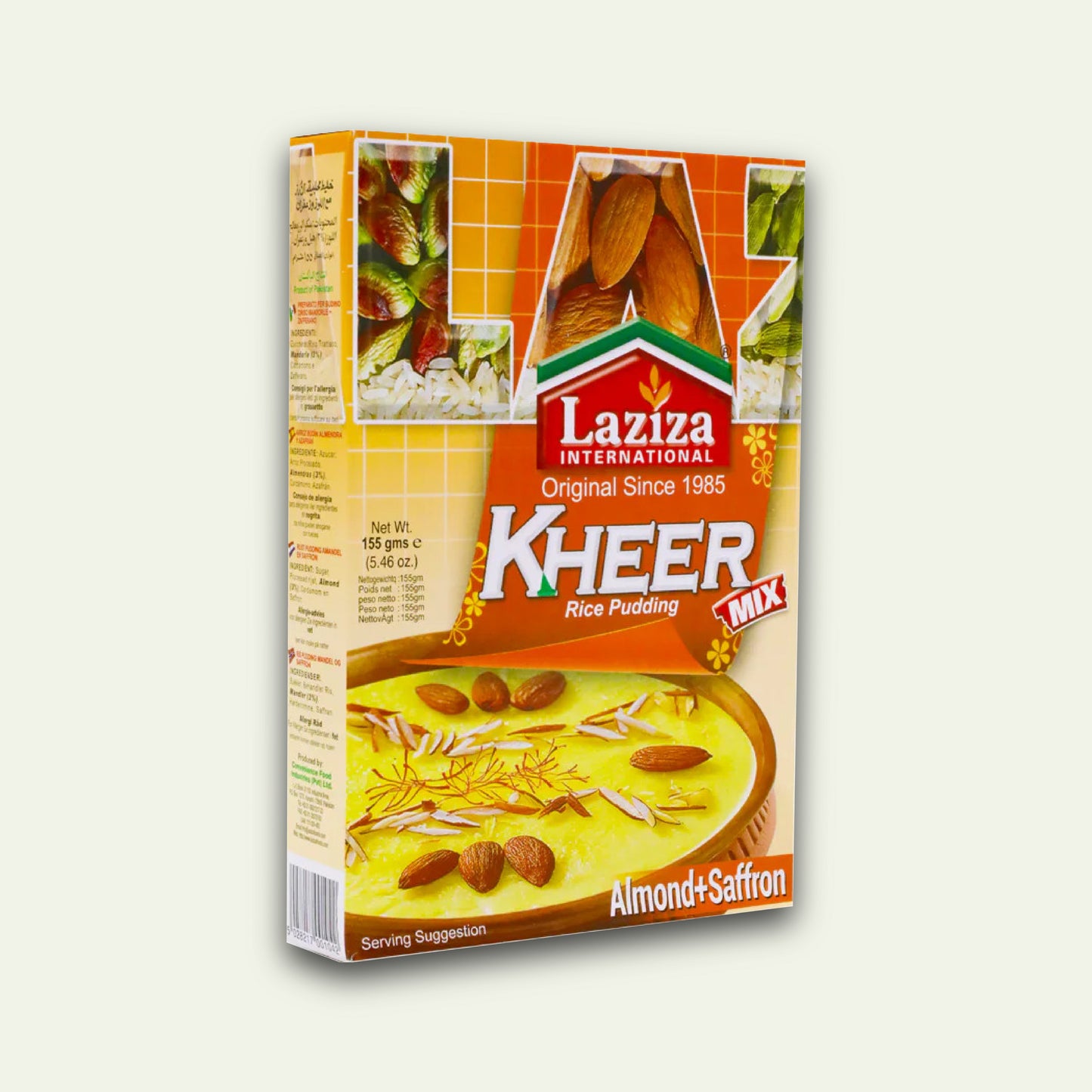 Laziza Kheer Mix (Almond+Saffron) 155G