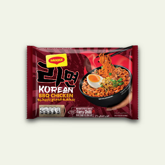 Maggi Korean BBQ Chicken Noodles 5 x 90g