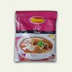Packaging of Shan Nihari Masala Mix, showing the product name and an image of prepared beef nihari gravy.