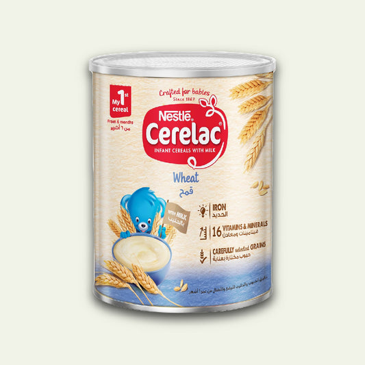 Nestle Cerelac Infant Cereals With Iron + Wheat From 6 Months 400g