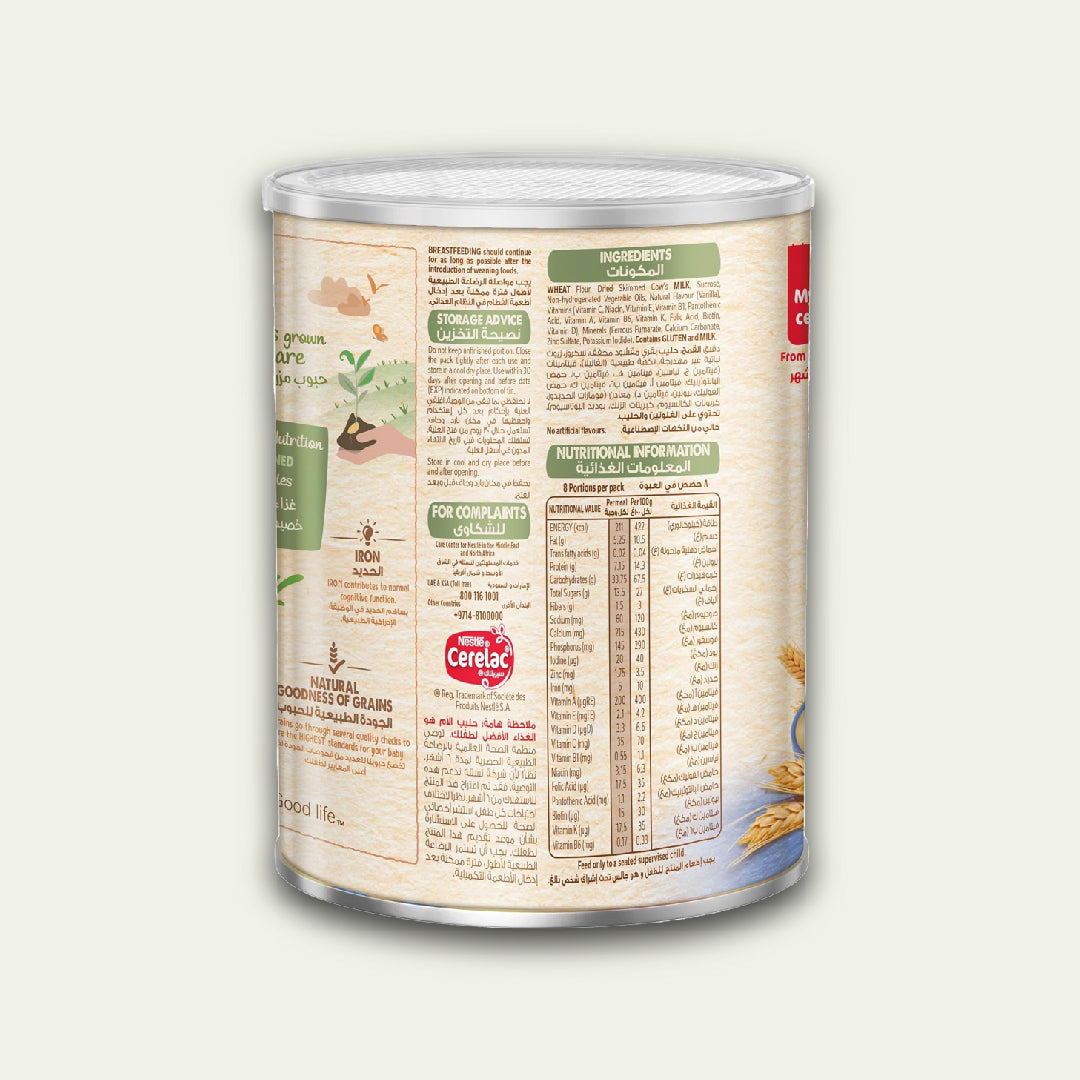 Nestle Cerelac Infant Cereals With Iron + Wheat From 6 Months 400g
