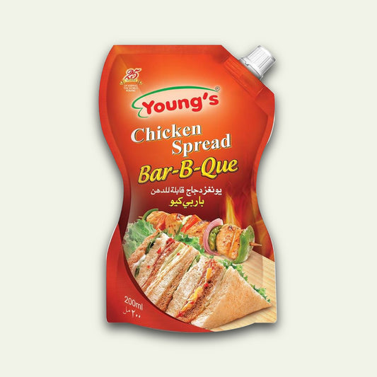 Youngs Chicken Spread BBQ Pouch