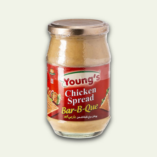 Youngs Chicken Spread BBQ Glass 300g
