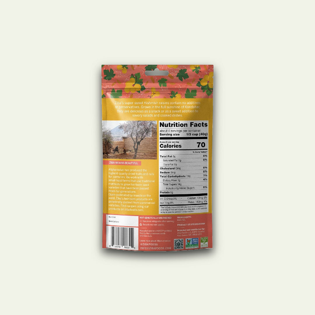 Ziba Foods Nusts and Dried Fruits 150G